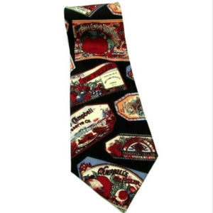 Vintage Campbell's Soup Novelty Mens Neck Tie